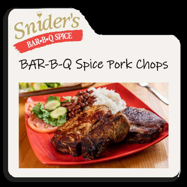 Sniders BBQ Spice Pork Chop Recipe