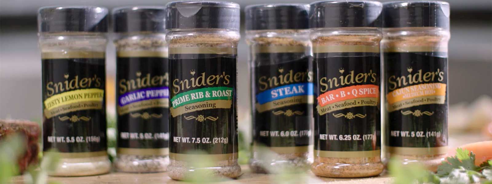 Sniders Seasoning Shaker Lineup